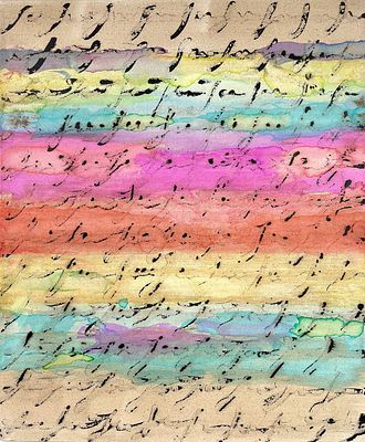 Alfredo Rapetti “Scritture Colors” 2008 - Alfredo Rapetti (1961) “Scritture Colors” 2008. Mixed 