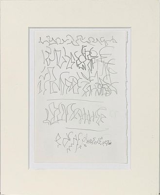 Riccardo Licata “Senza titolo” 1977 - Riccardo Licata (1929-2014) “Untitled” 1977 Pastel on paper 