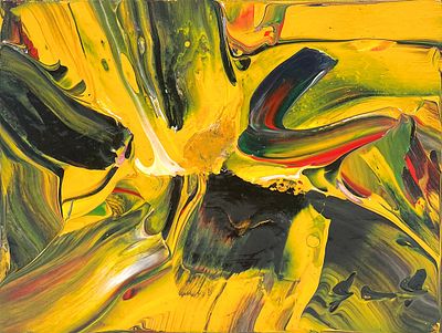 Pierluigi De Lutti “Senza titolo” - Pierluigi De Lutti (1959) “Untitled” Oil on canvas board, 15 x 