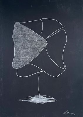 Cesare Berlingeri "Senza titolo" 2006 - Cesare Berlingeri (1948) “Untitled” 2006. Grease pencil on 