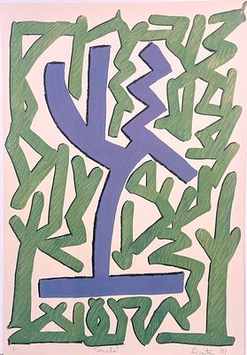 Riccardo Licata “Tessala” - Riccardo Licata (1929-2014) “Tessala” Color lithograph on paper, 49x34 