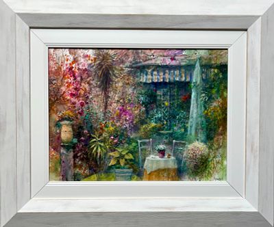 Giuseppe Giorgi “Colazione” - Giuseppe Giorgi (1950) “Breakfast” Mixed media on panel, 40x30 cm. 