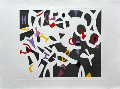 Carla Accardi “Senza titolo” - Carla Accardi (1924-2014) “Untitled” Etching/aquatint, 55 x 75 cm. 