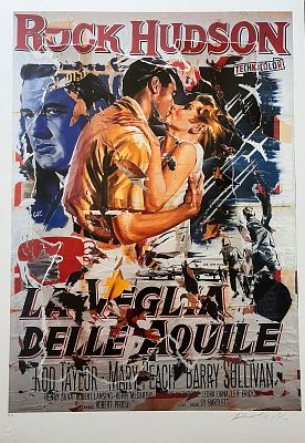 Mimmo Rotella “La veglia delle aquile” - Mimmo Rotella (1918-2006) “The Eagles' Vigil” 