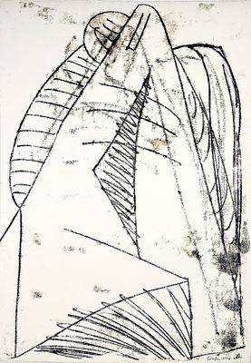 Venturino Venturi “Senza titolo” 1970 - Venturino Venturi (1918-2002) “Untitled” 1977 Monotype 