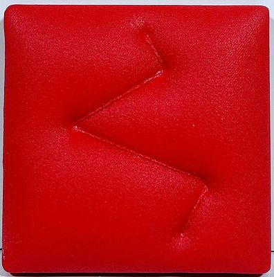 Samuele Ventanni “Proiezione rossa” - Samuele Ventanni (1986) “Red Projection” Acrylic on textured 