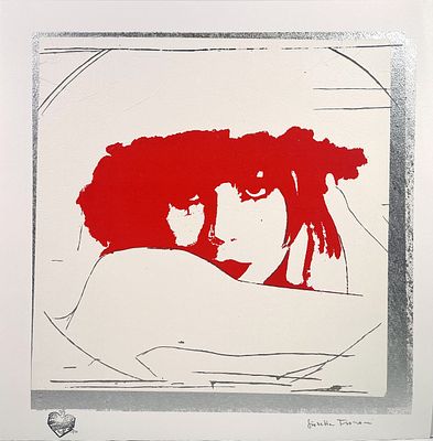 Giosetta Fioroni “Doppio liberty red” - Giosetta Fioroni (1932)“Doppio Liberty red”Serigrafia 