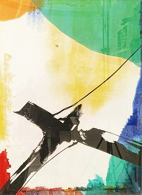 Paul Jenkins “Senza titolo” 1988 - Paul Jenkins (1923-2012)“Senza titolo” 1988Acquarello su carta 