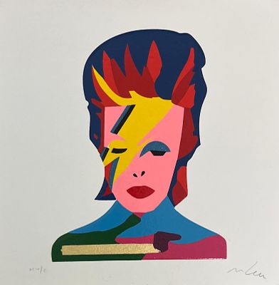 Marco Lodola “David Bowie” - Marco Lodola (1955)“David Bowie”Serigrafia su cartoncino, cm 
