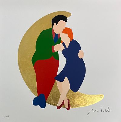 Marco Lodola “Honeymoon” - Marco Lodola (1955)“Honeymoon”Serigrafia su cartoncino, cm 30&times;30Firma 