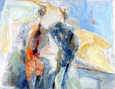 Ennio Calabria “Studio per paesaggio” 2003 - Ennio Calabria (1937-2024)“Studio per paesaggio” 