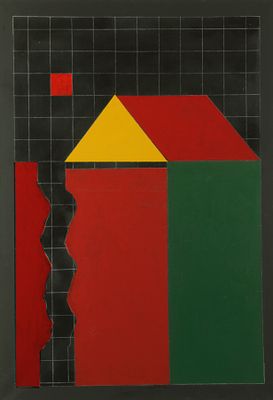 Franco Angeli “Senza titolo” 1984/88 - Franco Angeli (1935-1988)“Senza titolo” 1984/88Smalti su 