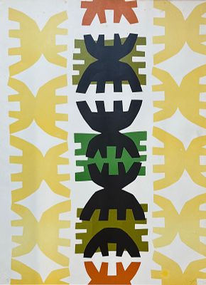 Giuseppe Capogrossi “Quarzo n. 3” 1970 - Giuseppe Capogrossi (1900-1972)“Quarzo n. 3” 