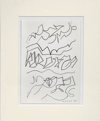 Riccardo Licata “Senza titolo” 1977 - Riccardo Licata (1929-2014)“Senza titolo” 1977Pastelli su 