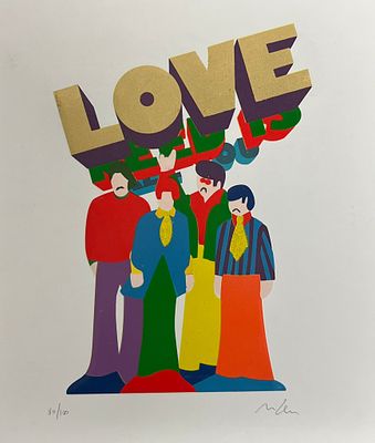 Marco Lodola “Our world” - Marco Lodola (1955) “Our world” Serigrafia su cartoncino, cm 35x30 