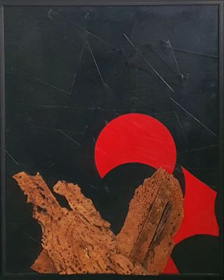 Roberto Crippa “Senza titolo” 1965/70 - Roberto Crippa (1921-€1972)“Senza titolo” 1965/70Collage 