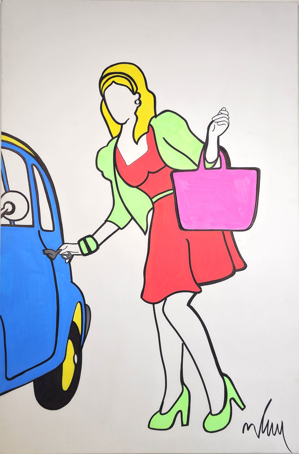 Marco Lodola “Pin up” - Marco Lodola (1955)
“Pin up”
Acrilico su tela, cm 120x80
Firma in basso a 