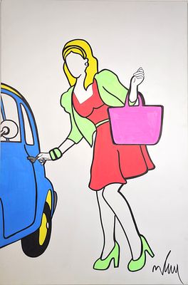 Marco Lodola “Pin up” - Marco Lodola (1955)“Pin up”Acrilico su tela, cm 120x80Firma in basso a 