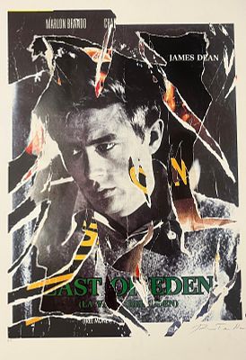 Mimmo Rotella “La valle dell’Eden” - Mimmo Rotella (1918-€2006)“La valle dell’Eden”Serid&egrave;collage 