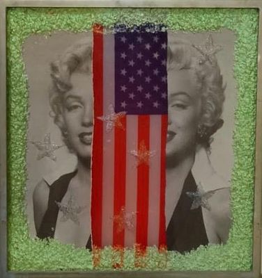 Omar Ronda “Marilyn Frozen” 2005 - Omar Ronda (1947-2017)“Marilyn Frozen” 2005Tecnica mista 