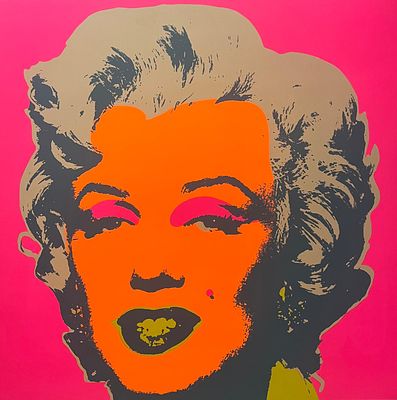 Andy Warhol (After) “Marilyn” - Andy Warhol (After)“Marilyn” Serigrafia a colori su carta, cm 