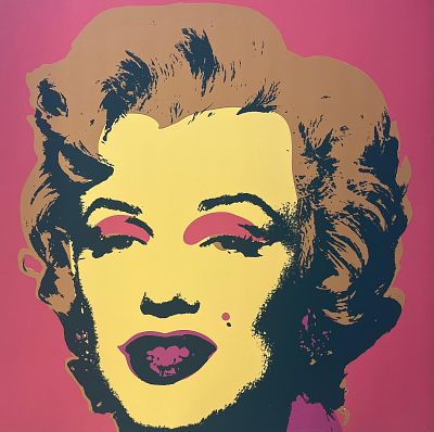 Andy Wharol (After) “Marilyn” - Andy Warhol (After)“Marilyn” Serigrafia a colori su carta, cm 