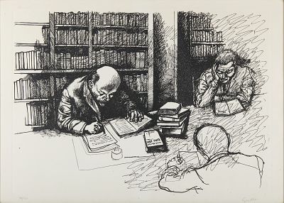 Renato Guttuso “Senza titolo” - Renato Guttuso (1911-1987)“Senza titolo”Acquaforte su carta, cm 