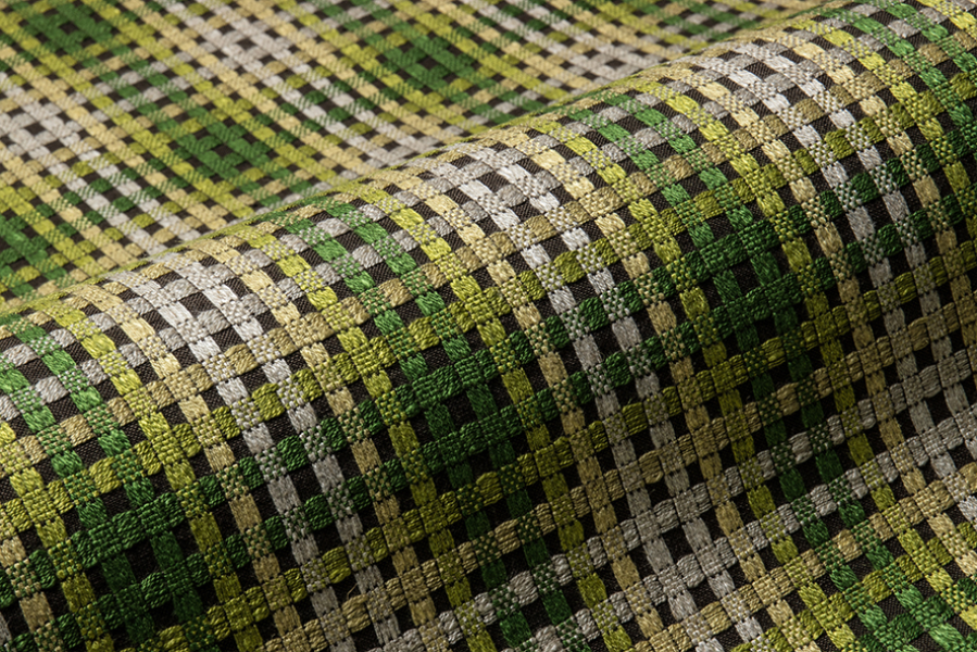 TWIGGY
04 Deep Forest Fabric. Twiggy is a trendy design with a checkered pattern and 
