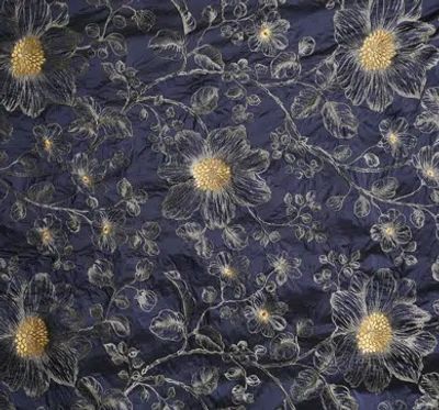 PRINCESS SILK
Col 1 Patriot Blue
Fabric. 100% silk fabric with print. This roll contains 260cm 
