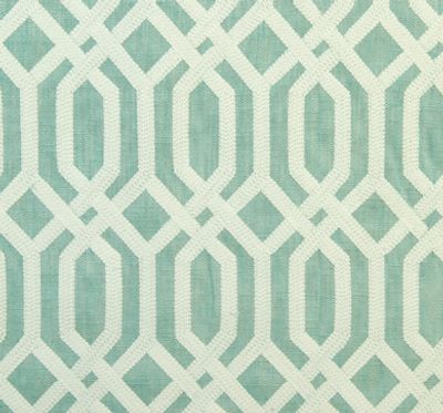 Trellis Addiction
02 Tiffany Blue
Fabric. Amazing Geometric embroidery that is suitable for 