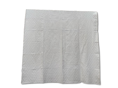 Tablecloth with florets. Signs of use.