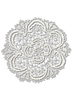 Lace Doily. Decorative lace doily. Signs of use.Image - 3