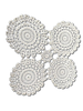 Lace Doily. Decorative handmade lace doily. Signs of use.Image - 2