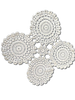 Lace Doily. Decorative handmade lace doily. Signs of use.Image - 3