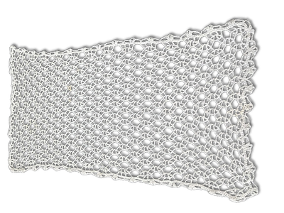 Lace Doily. Handmade lace doily. Signs of use.