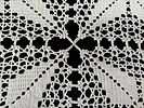 Lace Napron. Handmade lace doily. Signs of use.Image - 1