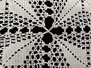 Lace Napron. Handmade lace doily. Signs of use.Image - 2