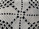 Set of 2 Lace Napkins. Set consisting of 2 units of handmade lace doilies. Signs of use.Image - 3