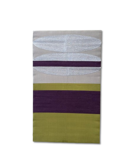 Silk Decorative Frame. Decorative screen in natural silk for wall mounting.