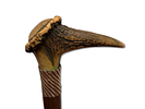 Old Cane. Antique walking stick in Pau Santo wood with duckbill decoration.Image - 1