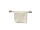 Face Towel Rack. Chromed stainless steel face towel rack for wall mounting. Details in white Image - 1