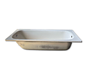 Bathtub Roca brand. Beige bathtub from Roca without handles.Image - 1