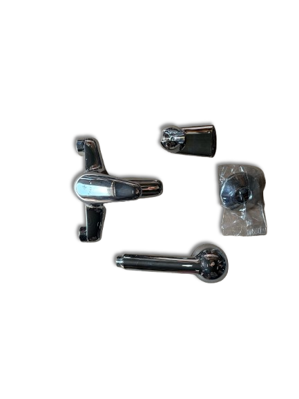 Bath Tap and Phone Fantini Brand. Fantini chrome bath tap and telephone, with support and 