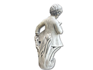 White Sculpture. Decorative white plaster sculpture. Signs of use.Image - 2