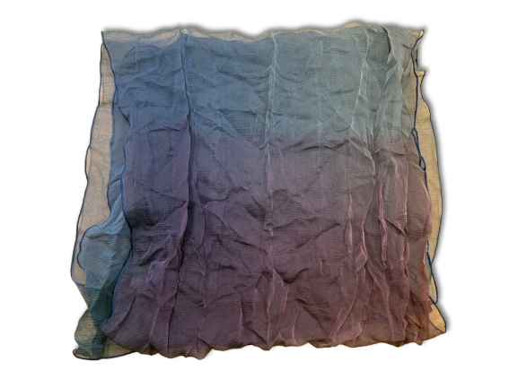 Scarf. Polyester scarf. Signs of use. 
.