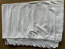 Long Napron in Linen and Lace. Long linen and lace wrap. Signs of wear.Image - 1