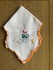 Embroidered Linen Napron. Signs of use.Image - 1