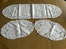 Set of 3 Embroidered Linen NapkinsImage - 1
