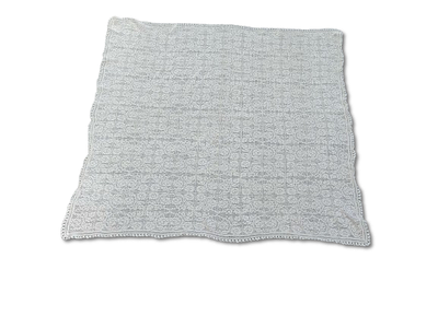 Lace Tablecloth. Decorative lace towel, handmade. signs of use.