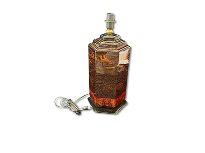 Base for Table Lamp. Lampshade base in lacquered resin. No lampshade. For slim socket lamp. 